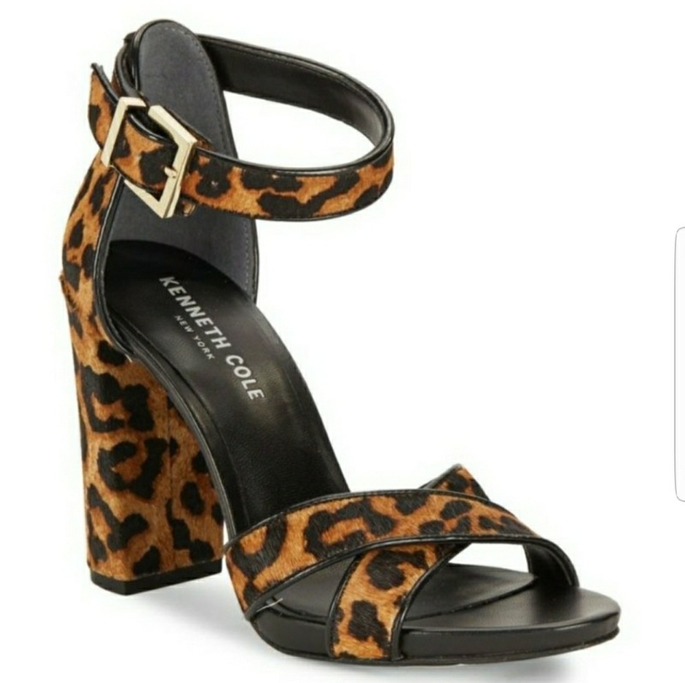 Kenneth Cole Leopard sandals